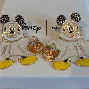 BaubleBar Mickey Mouse Ghost Earrings- Firm price